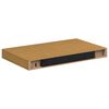 vidaXL Wandplank met opslag 2 pcs Beige 40 x 23,5 x 4 cm Bewerkt hout