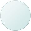 vidaXL Tafelblad van gehard glas 400 mm rond