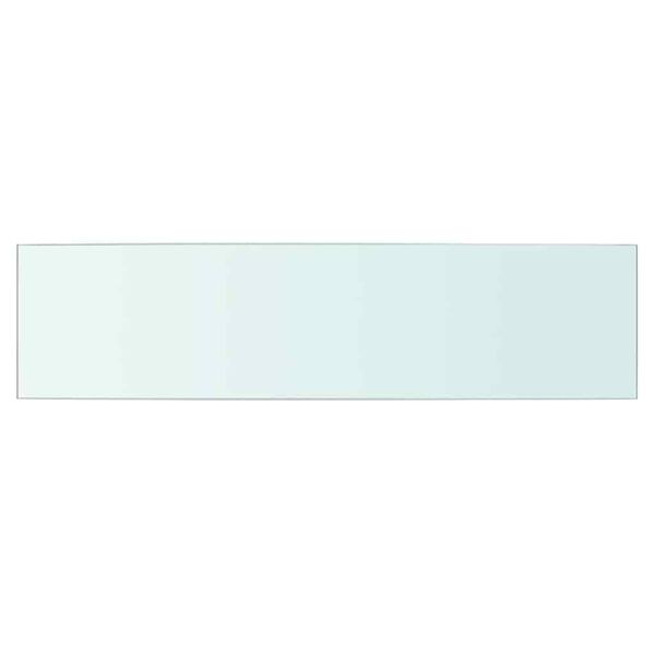 vidaXL Schappen 2 st 60x15 cm glas transparant