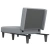 vidaXL Chaise longue stof lichtgrijs