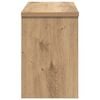 vidaXL Wandgemonteerde kapstok met plank Artisan Eiken 50 x 20 x 30 cm
