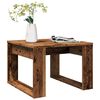 vidaXL Bijzettafel 50x50x35 cm bewerkt hout oud houtkleurig