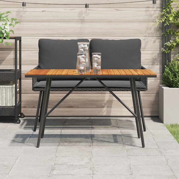 vidaXL Eettafel Bruin 110 x 55 x 62 cm Massief acaciahout