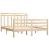 vidaXL Bedframe massief hout 150x200 cm