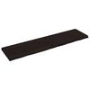 vidaXL Tafelblad 200x50x(2-6)cm behandeld eikenhout donkerbruin