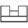 vidaXL Wandschap 99x15x60 cm bewerkt hout zwart