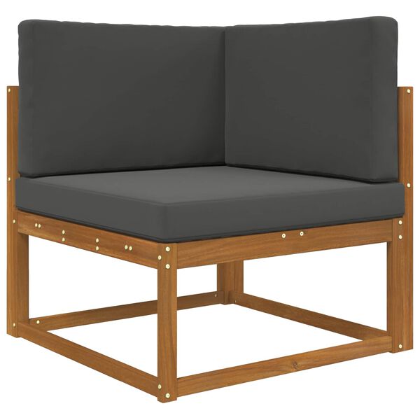 vidaXL Buiten bankkussen 3 pcs Antraciet Polyester