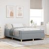 vidaXL Bedframe met matras Lichtgrijs 140 x 200 cm Stof