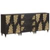 vidaXL Badkamerkastenset 3 st 180 x 33 x 75 cm Massief Mango Hout