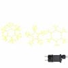 vidaXL Kerst Sneeuwvlok 252 LED's Warmwit 44,5 x 38 cm PVC