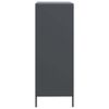 vidaXL Hoge kast 68x39x103,5 cm staal antracietkleurig