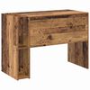 vidaXL Bureau Oudhout 109 x 50 x 78 cm Bewerkt hout