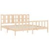 vidaXL Bedframe zonder matras massief grenenhout 200x200 cm