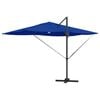 vidaXL Cantilever Roma parasol Blauw en Zwart 352 x 251 x 265 cm