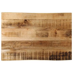 vidaXL Tafelblad met natuurlijke rand 50x40x2,5 cm massief mangohout