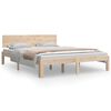 vidaXL Bedframe massief hout 150x200 cm