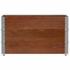 vidaXL Plantenbak 100x50 cm massief grenenhout bruin