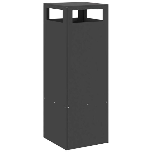 vidaXL Vuurkorf Zwart 35 x 35 x 100 cm Staal