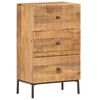 vidaXL Dressoir 45x30x75 cm massief mangohout