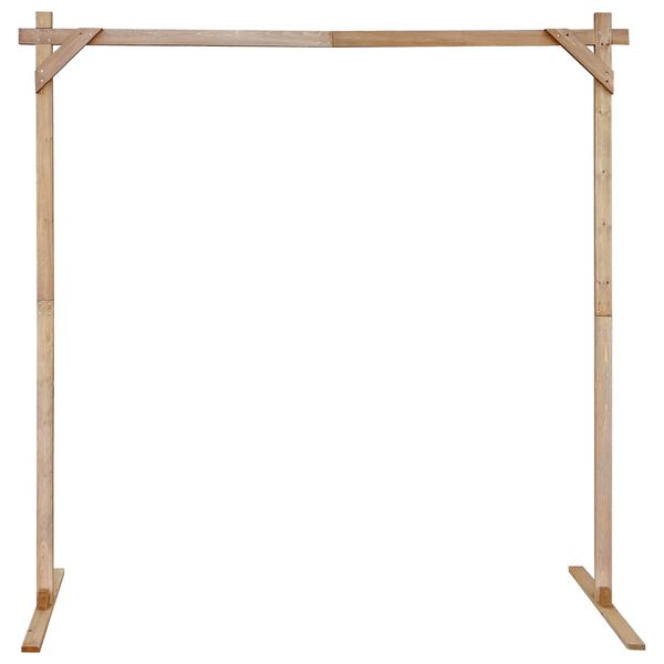vidaXL Trouwrand Licht Bruin 225 x 95 x 226 cm Massief Vurenhout
