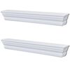 vidaXL Wandschappen Aaliyah 2 st wit