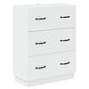 vidaXL Ladenkast Wit 66 x 34,5 x 87 cm Bewerkt hout