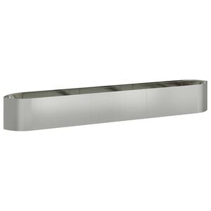 vidaXL Verhoogd Tuinbed Gegalvaniseerd staal 300 x 40 x 40 cm Staal