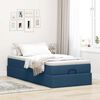 vidaXL Ottoman bed met matras 80x200cm stof blauw