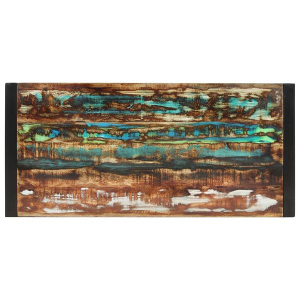 vidaXL Eettafel 120x55x76 cm massief gerecycled hout