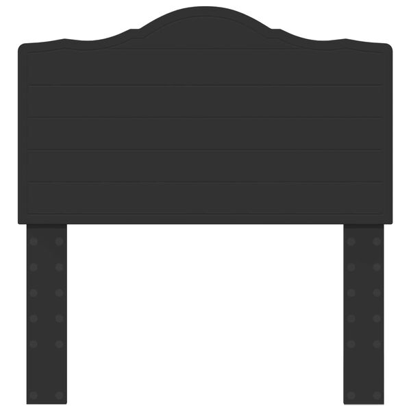 vidaXL Hoofdbord Zwart Eiken 75 cm Bewerkt hout