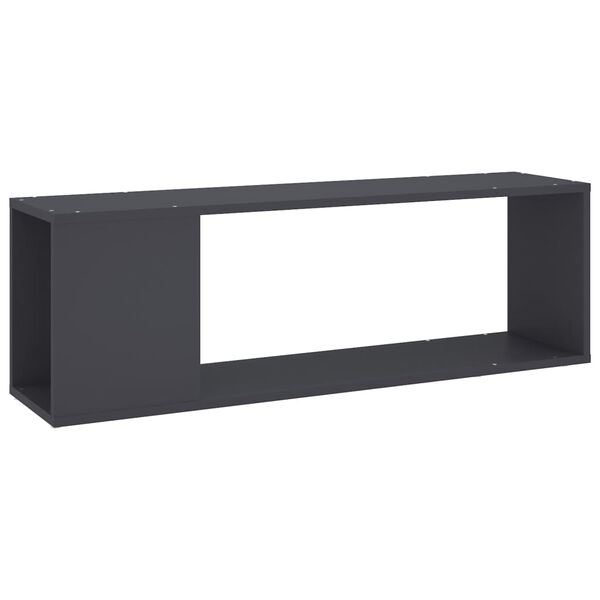 vidaXL Tv-meubel 100x24x32 cm bewerkt hout grijs