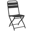 vidaXL Tuin Opvouwbare Stoel 2 pcs Antraciet 55 x 56.5 x 91cm Staal