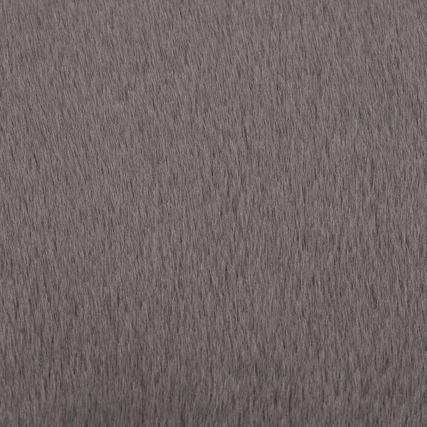 vidaXL Vloerkleed 80 cm kunstkonijnenbont donkergrijs