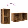 vidaXL TV-kast set Wandgemonteerd 8 pcs Oud Hout Bewerkt hout