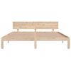 vidaXL Bedframe massief hout 180x200 cm