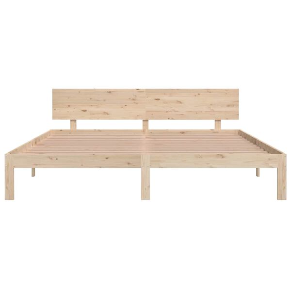 vidaXL Bedframe massief hout 180x200 cm