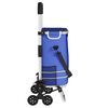 vidaXL Winkel trolley Blauw 47 x 39 x 100,5 cm Oxford stof