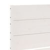vidaXL Bedframe extra lang zonder matras massief hout wit 140x220 cm