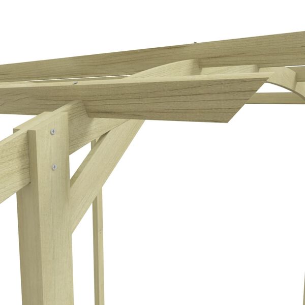 vidaXL Pergola 180x197x210 cm ge&iuml;mpregneerd grenenhout