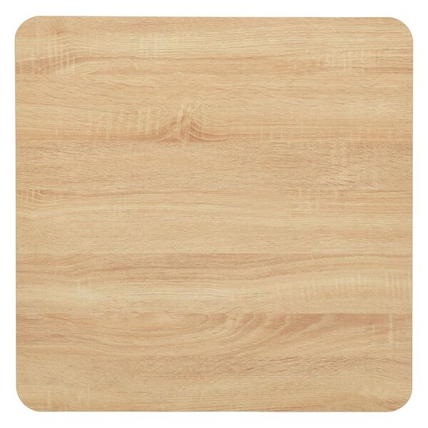 vidaXL Bistrotafel 70x70x107 cm eikenkleurig