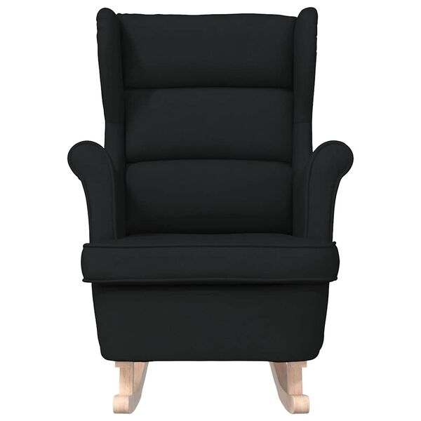 vidaXL Schommelstoel 74x90x102 cm stof zwart