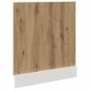 vidaXL Vaatwasserpaneel Lyon 60x1,5x67 cm bewerkt hout artisanaal eiken