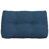 vidaXL Rugkussen Blauw 80 x 24 x 50 cm Stof