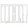 vidaXL Opvouwbaar huisdierhek 2 pcs Hoogglans Wit 100,5 x 38 x 70 cm