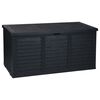 ProGarden Tuinbox met wielen 300 L donkergrijs