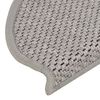 vidaXL Trapmatten zelfklevend 15 st sisal-look 65x21x4cm zilverkleurig