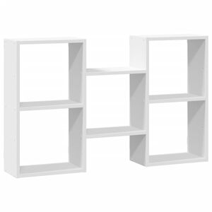 vidaXL Wandschap 96x18x60 cm bewerkt hout wit