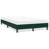 vidaXL Bedframe zonder matras 120x220 cm fluweel donkergroen