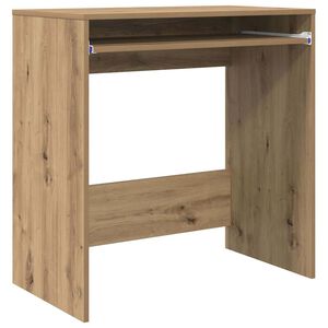 vidaXL Bureau met lade Artisan Eiken 77.5 x 43 x 79 cm Bewerkt hout