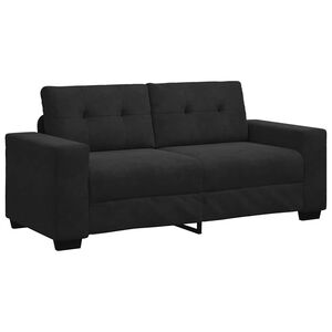 vidaXL Loveseat bank 180x77x82 cm fluweel zwart